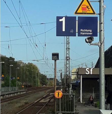 Bauarbeiten im Bahnhof Sehnde bis Mitte April: Warnanlagen in Betrieb