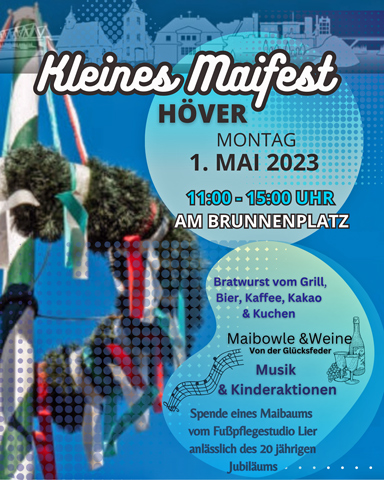 Premiere in Höver: Maifest am Brunnenplatz