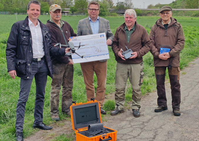 Drohne für die Jagdgenossenschaft Sehnde/Gretenberg von der Volksbank