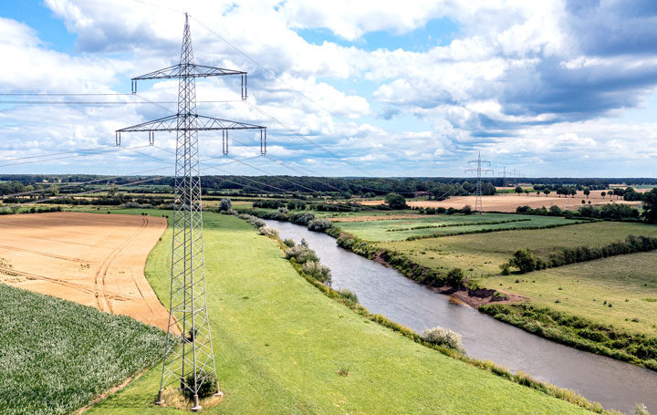 TenneT stellt Grobtrassierung für zwei Abschnitte der Höchstspannungsleitung nach Mehrum vor