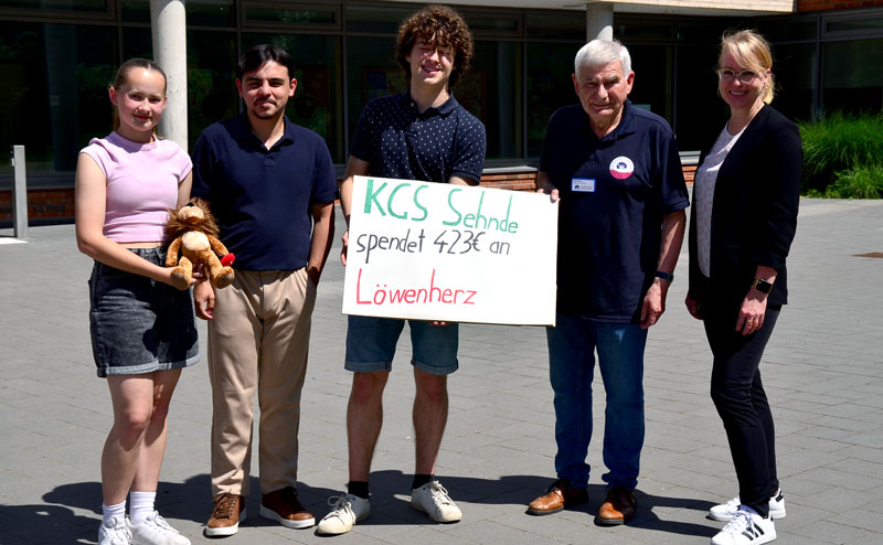 Schüler der KGS spenden für Stiftung Löwenherz