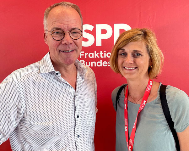 Kommunalkonferenz der SPD-Bundestagsfraktion: Thomschke trifft Dr. Miersch