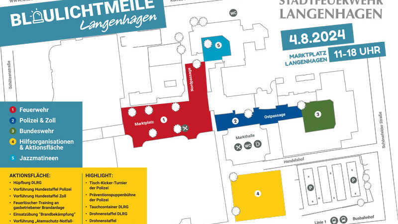 Blaulichtmeile am Sonntag in Langenhagen