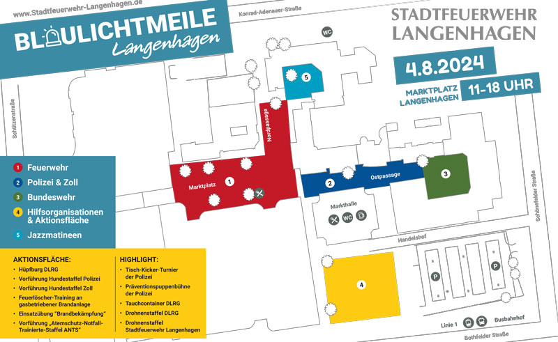 Blaulichtmeile am Sonntag in Langenhagen