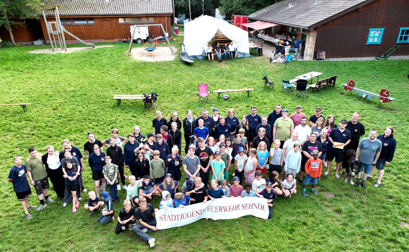 Feriencamp des Sehnder Feuerwehrnachwuchs‘ in Wennigsen am Deister