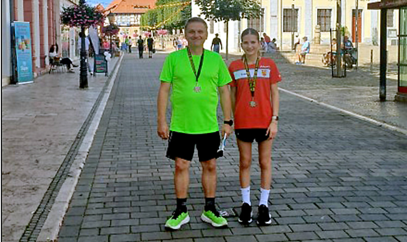 Alexia Hawraneck aus Rethmar siegt beim Altstadtlauf in Mühlhausen