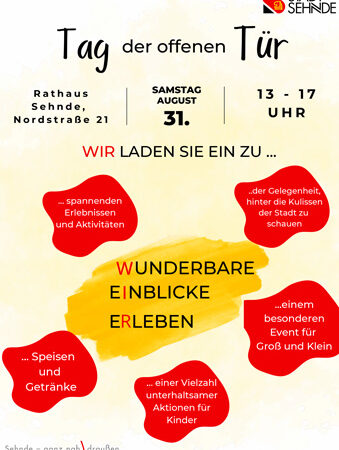 Tag der offenen Rathaustür in Sehnde – ein Event für die ganze Familie