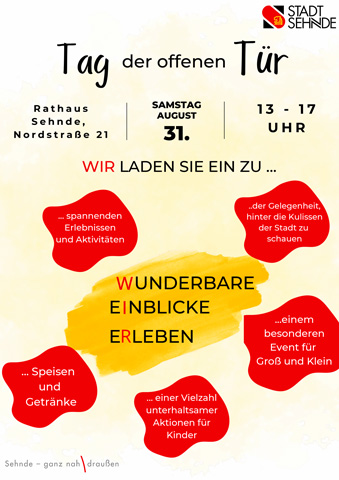 Tag der offenen Rathaustür in Sehnde – ein Event für die ganze Familie