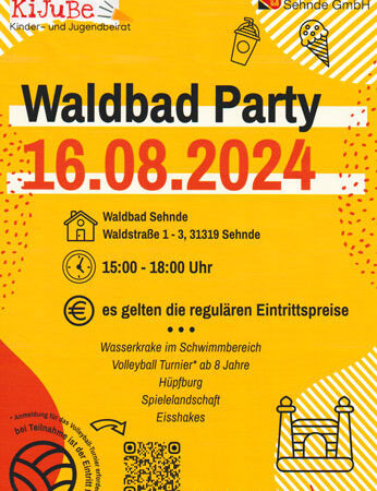 Waldbadparty mit dem Jugendbeirat in Sehnde