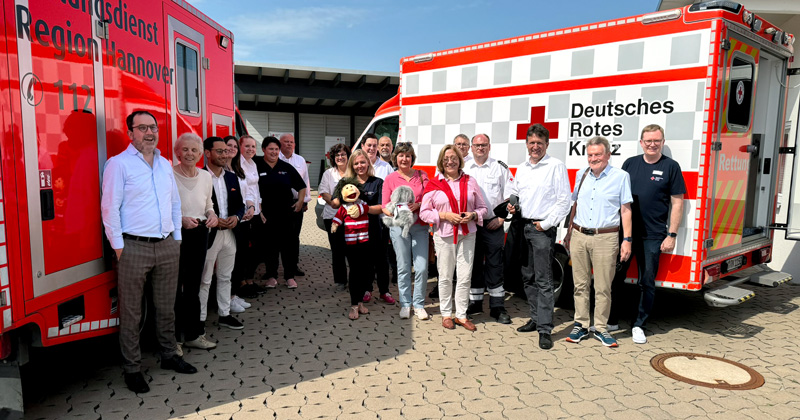 Sommertour der Gruppe CDU/FDP: Besuch der DRK-Lehrrettungswache in Sehnde