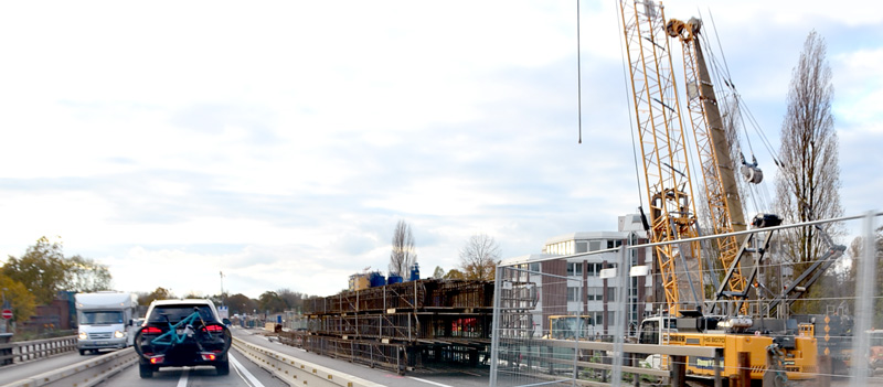 Südschnellweg mit B 3, 6 und 65: Termin für Brückeninbetriebnahme steht