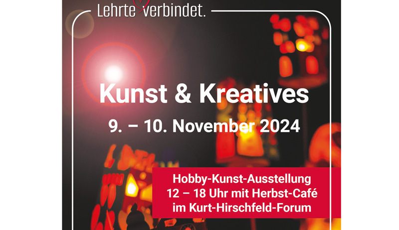 Zweitägige Hobby-Kunst-Ausstellung im Kurt-Hirschfeld-Forum mit Aktionen und Laternenumzug