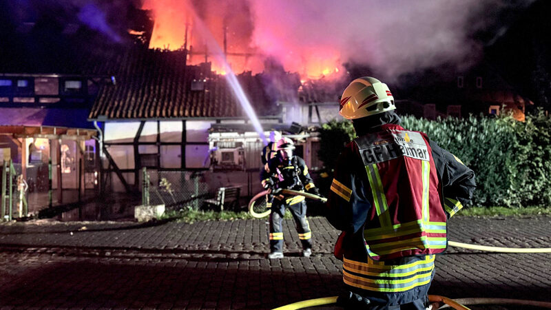 Hausbrand in Haimar war Brandstiftung