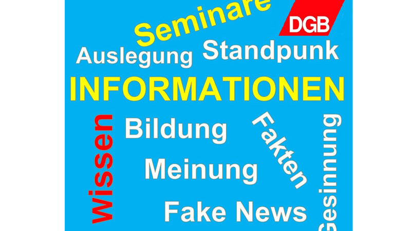 DGB und ver.di Winterprogramm 2024/2025 mit Informations- und Bildungsveranstaltungen