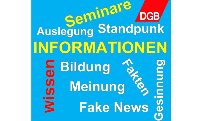 DGB und ver.di Winterprogramm 2024/2025 mit Informations- und Bildungsveranstaltungen