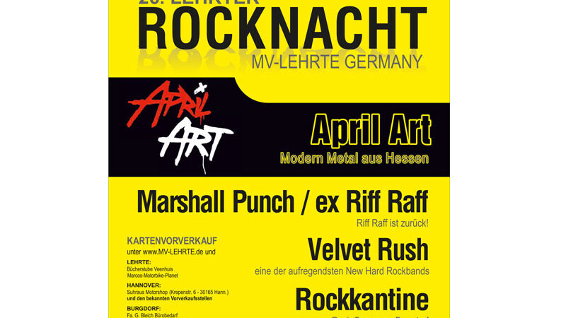 26. Lehrter Rocknacht: Karten unter den Weihnachtsbaum