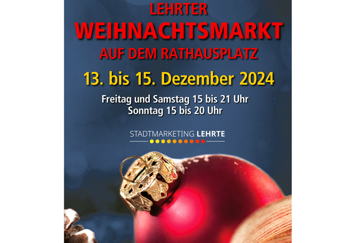 Lehrter Weihnachtsmarkt auf dem Rathausplatz