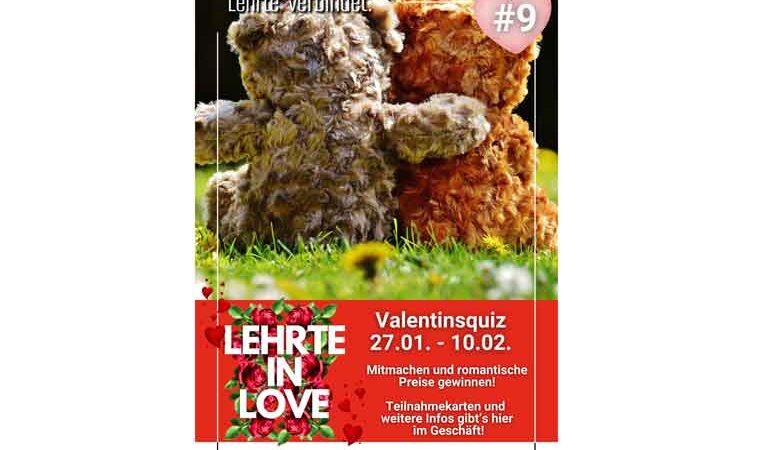 Lehrte in Love: Valentinsaktionen in der Innenstadt