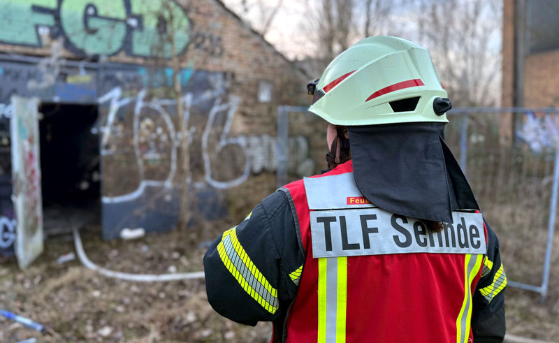 Wieder Brand auf dem Gelände der keramischen Hütte