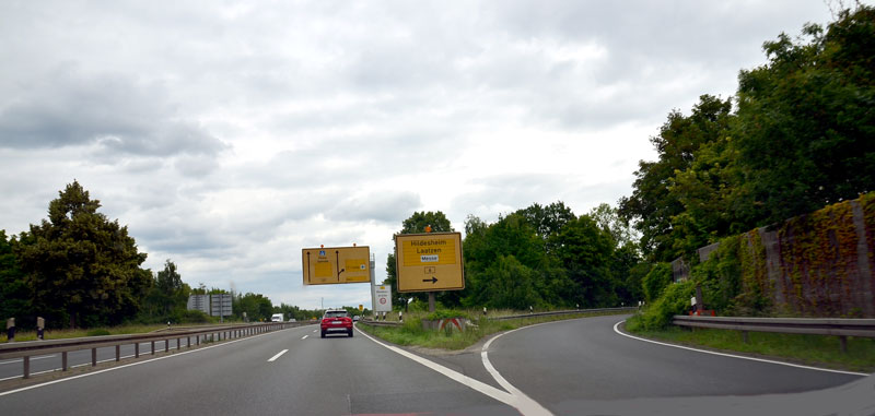 B 65/Südschnellweg zum Messeschnellweg: Verbindung eingeschränkt