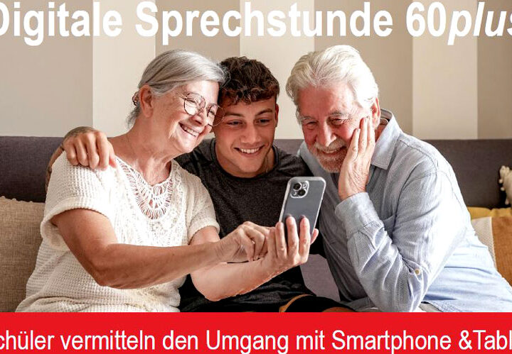 Digitale Sprechstunde 60plus: Schüler vermitteln Umgang mit Smartphone, Tablet und Co.