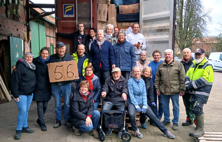 56. Container aus Röhrse für Namiba wurde versandt